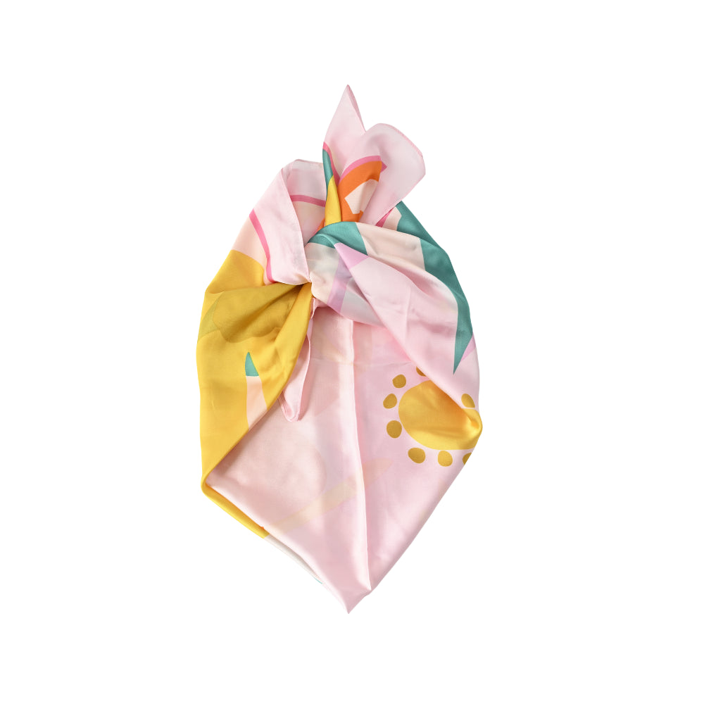 K&Co Sorrento Printed Headscarf - BOLD FLORAL